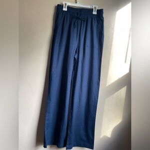 NWT Wide leg linen blend pull on pants mia & Tess size S